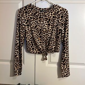 Long sleeve cheetah print long sleeve